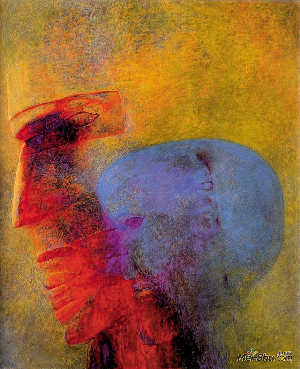 济斯瓦夫·贝克辛斯基(Zdzislaw Beksinski)高清作品《无题》