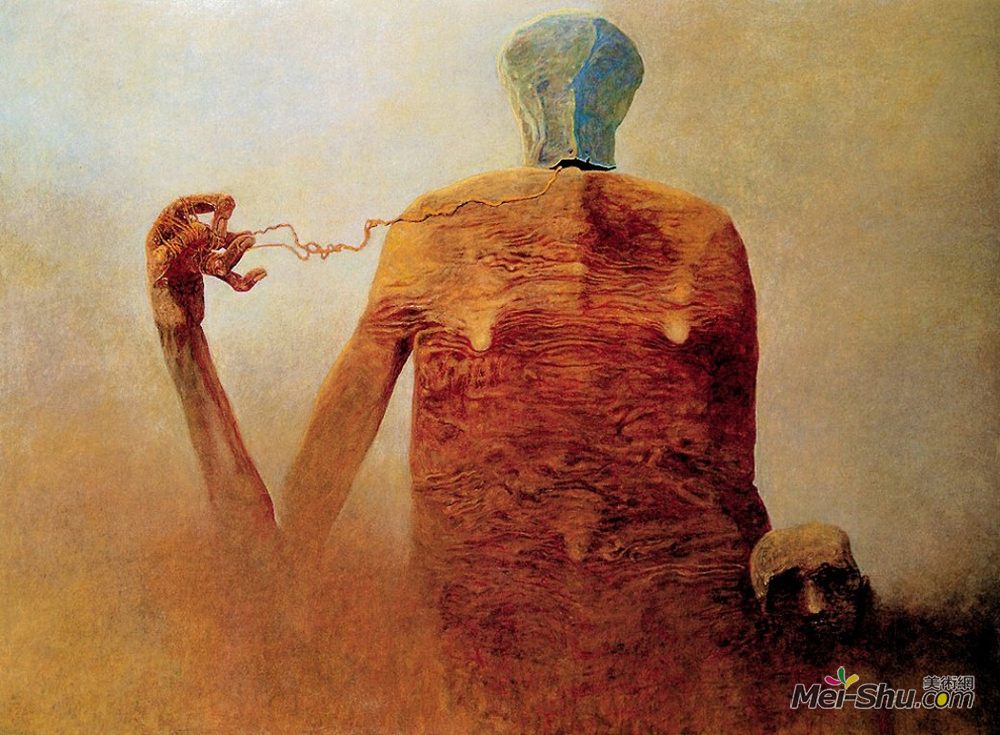 济斯瓦夫·贝克辛斯基(Zdzislaw Beksinski)高清作品《无题》