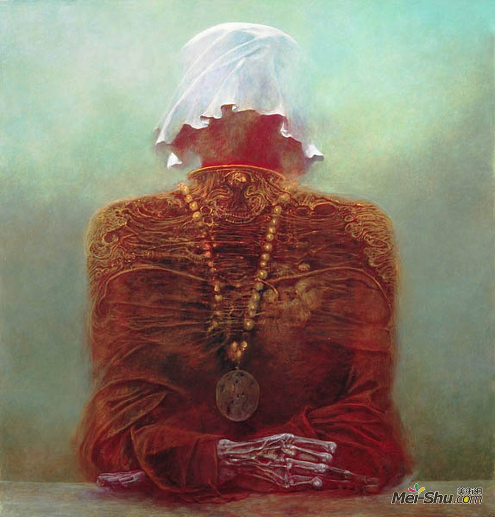 济斯瓦夫·贝克辛斯基(Zdzislaw Beksinski)高清作品《无题》