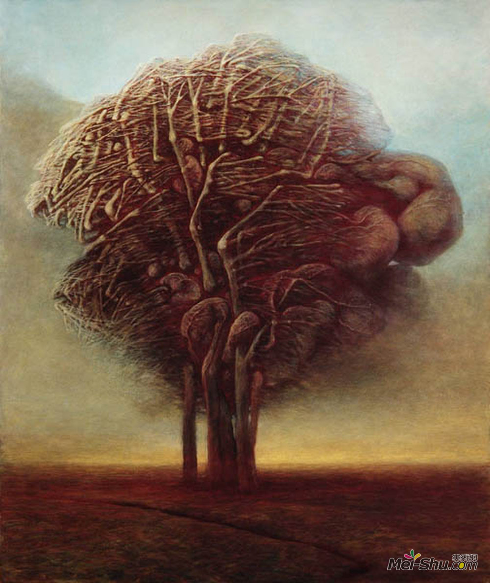 济斯瓦夫·贝克辛斯基(Zdzislaw Beksinski)高清作品《无题》