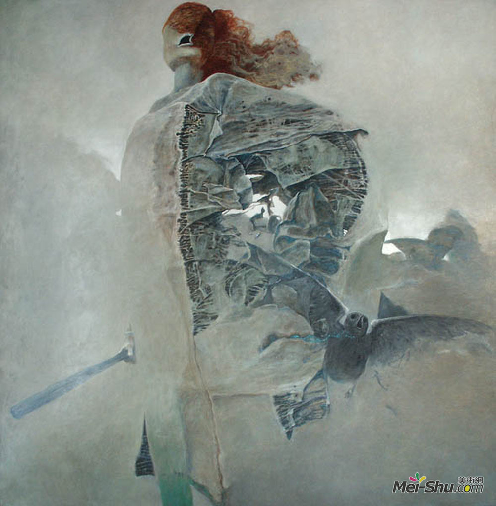 济斯瓦夫·贝克辛斯基(Zdzislaw Beksinski)高清作品《无题》