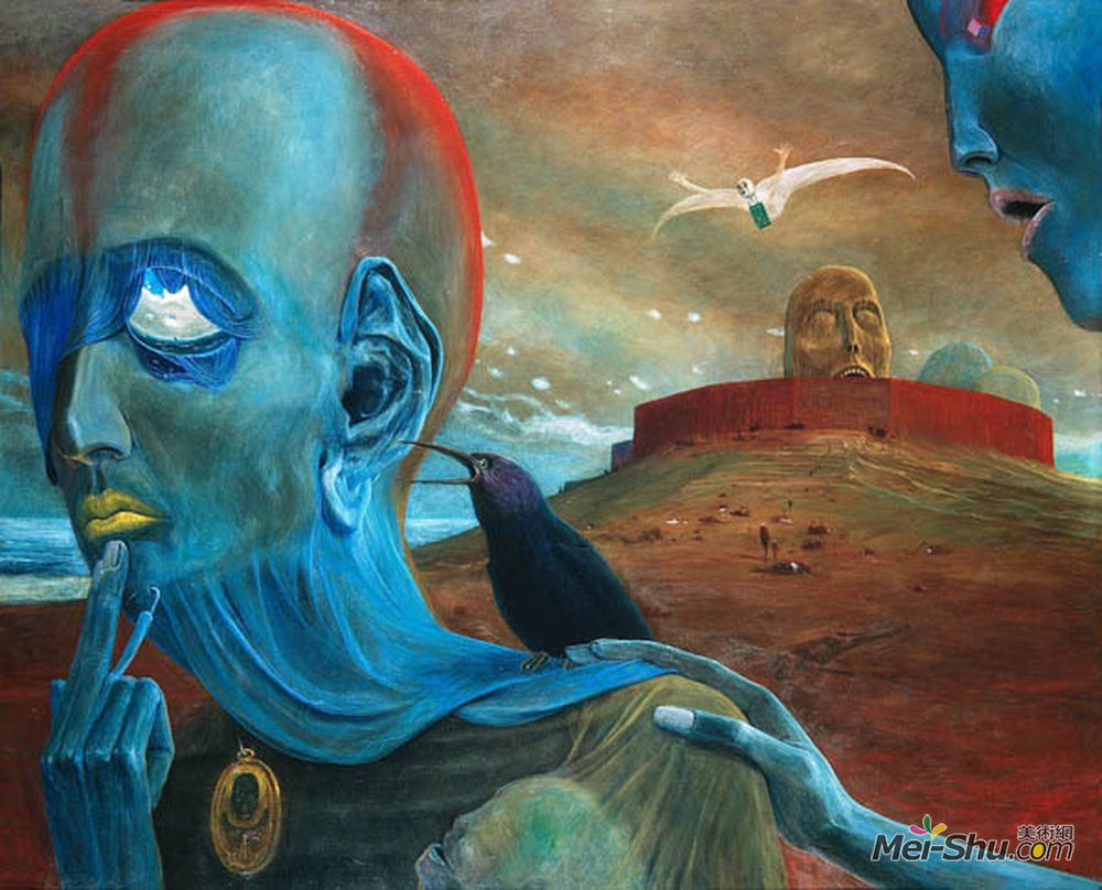 济斯瓦夫·贝克辛斯基(Zdzislaw Beksinski)高清作品《无题》