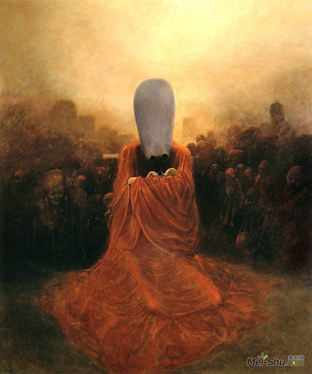 济斯瓦夫·贝克辛斯基(Zdzislaw Beksinski)高清作品《无题》