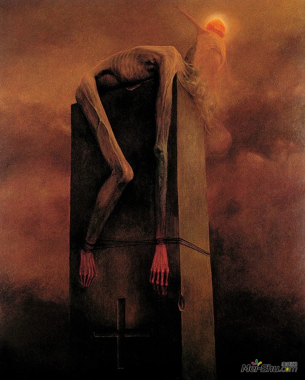 济斯瓦夫·贝克辛斯基(Zdzislaw Beksinski)高清作品《无题》