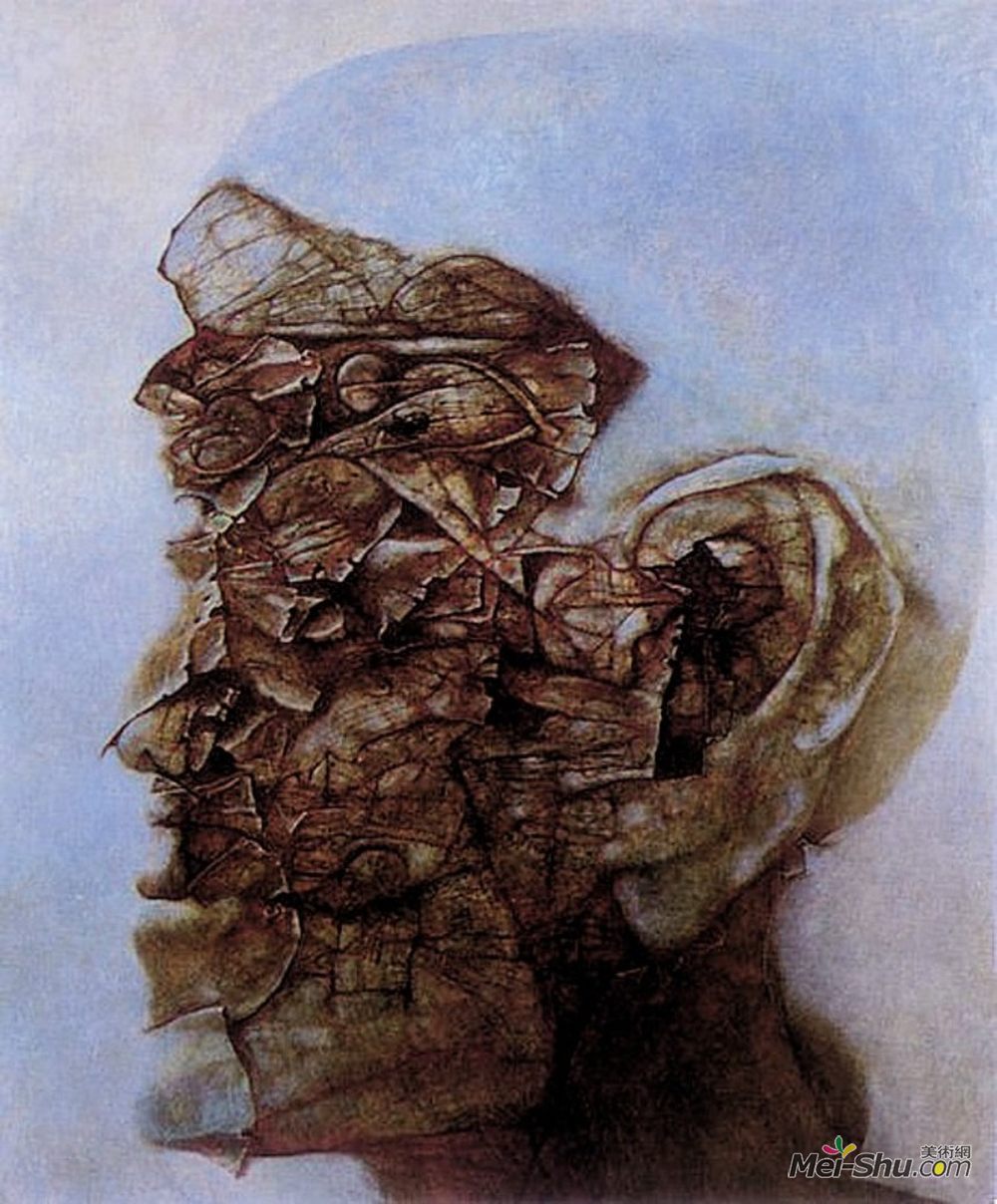 济斯瓦夫·贝克辛斯基(Zdzislaw Beksinski)高清作品《无题》