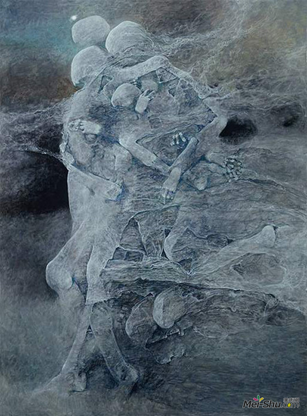 济斯瓦夫·贝克辛斯基(Zdzislaw Beksinski)高清作品《无题》