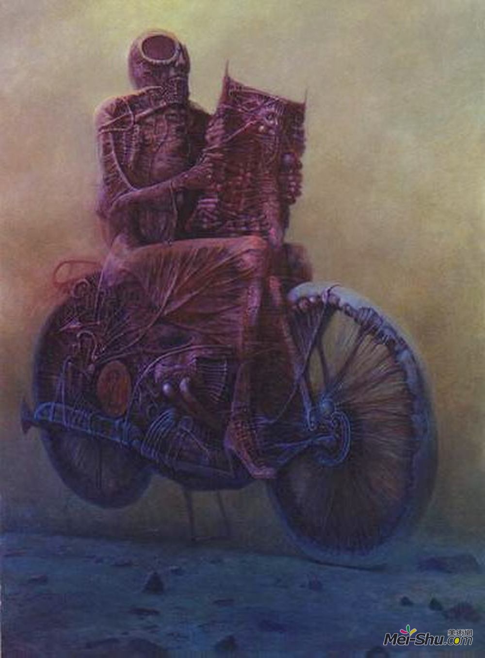 济斯瓦夫·贝克辛斯基(Zdzislaw Beksinski)高清作品《无题》