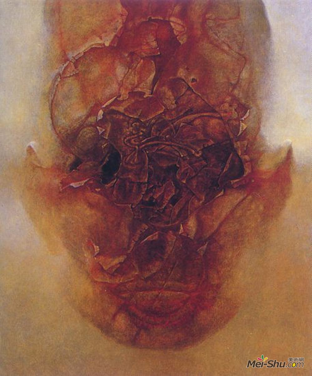 济斯瓦夫·贝克辛斯基(Zdzislaw Beksinski)高清作品《无题》