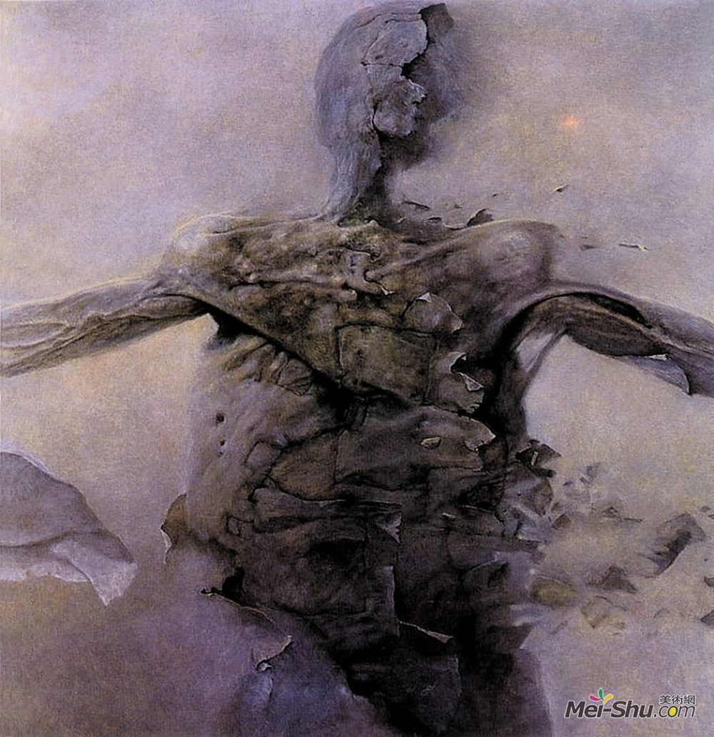 济斯瓦夫·贝克辛斯基(Zdzislaw Beksinski)高清作品《无题》