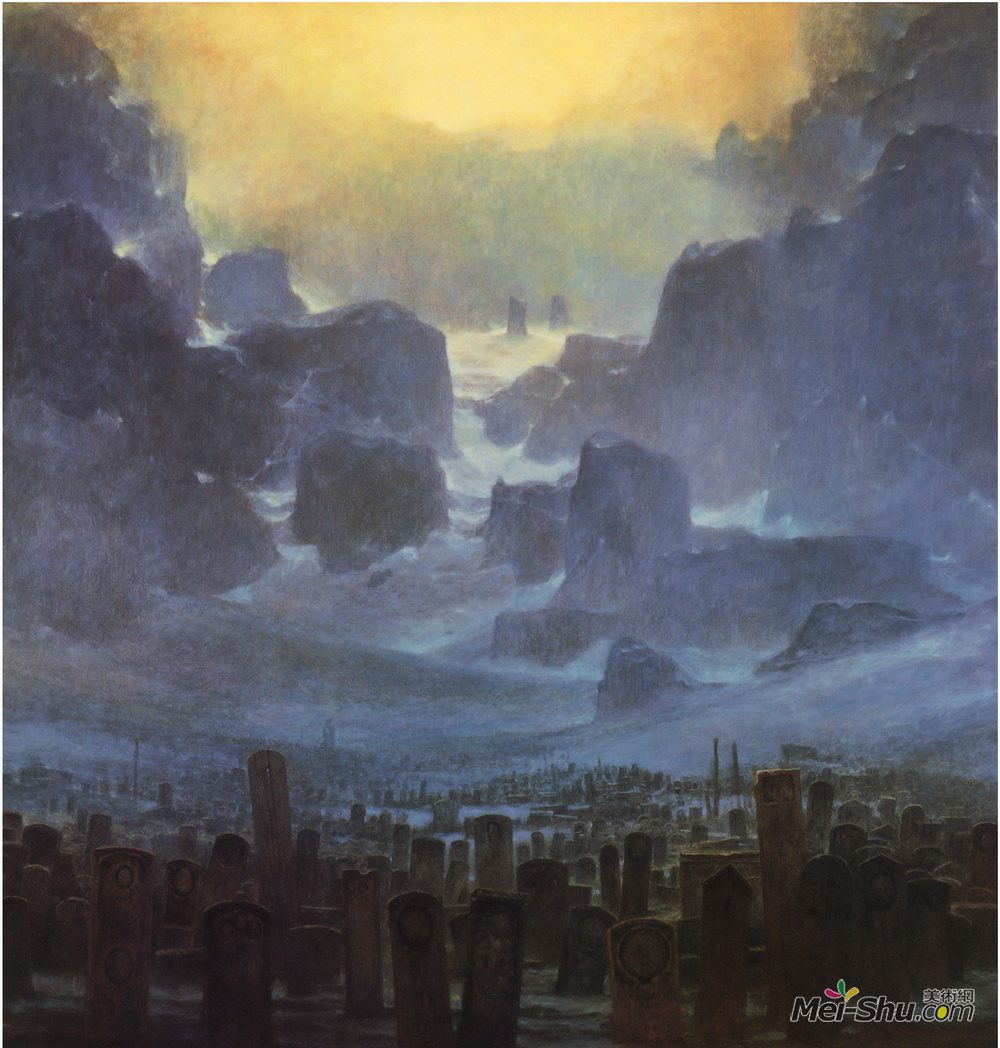 济斯瓦夫·贝克辛斯基(Zdzislaw Beksinski)高清作品《无题》