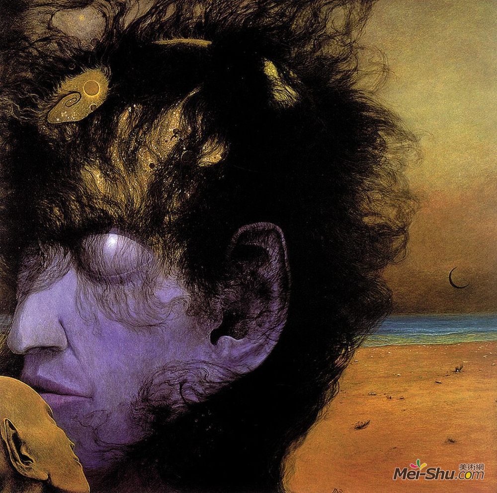 《无题》济斯瓦夫·贝克辛斯基(zdzislaw beksinski)高清作品欣赏