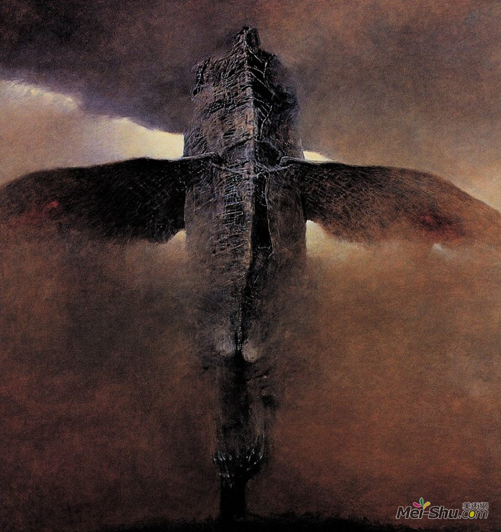 济斯瓦夫·贝克辛斯基(Zdzislaw Beksinski)高清作品《无题》