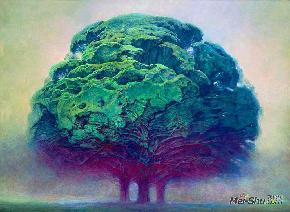 济斯瓦夫·贝克辛斯基(Zdzislaw Beksinski)高清作品《无题》