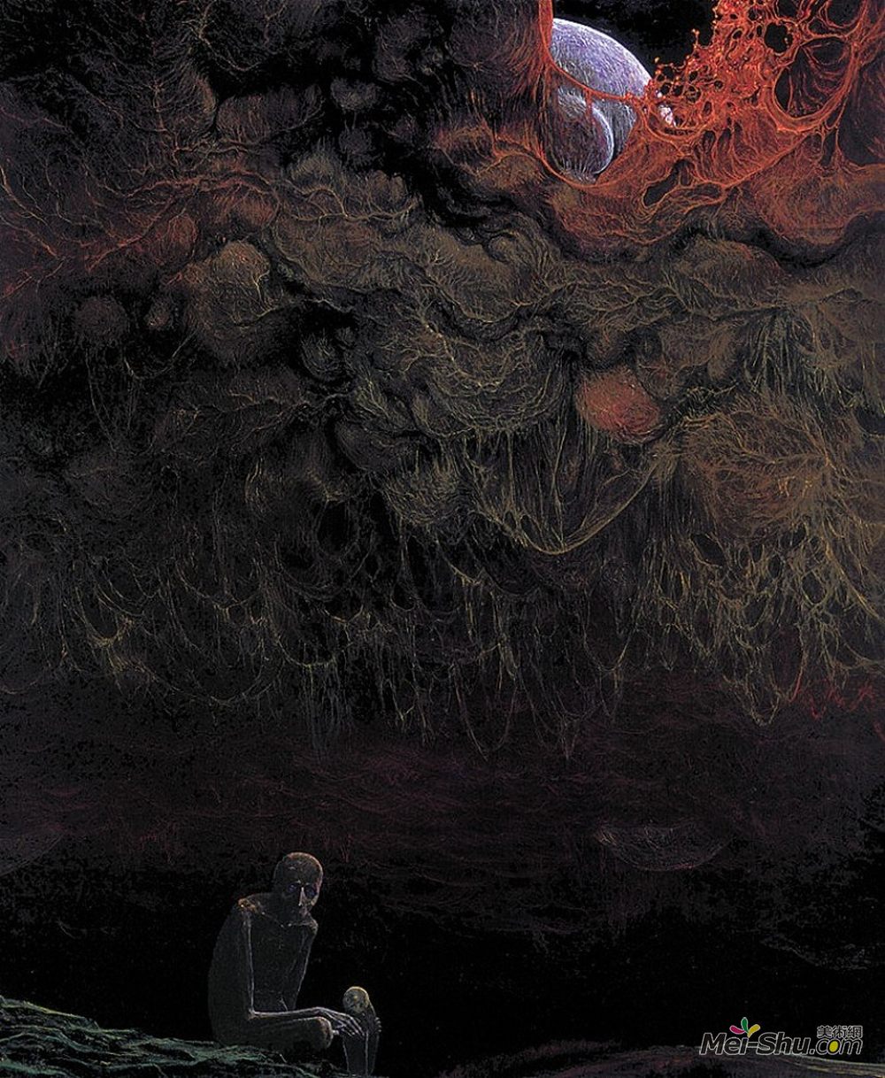 济斯瓦夫·贝克辛斯基(Zdzislaw Beksinski)高清作品《无题》