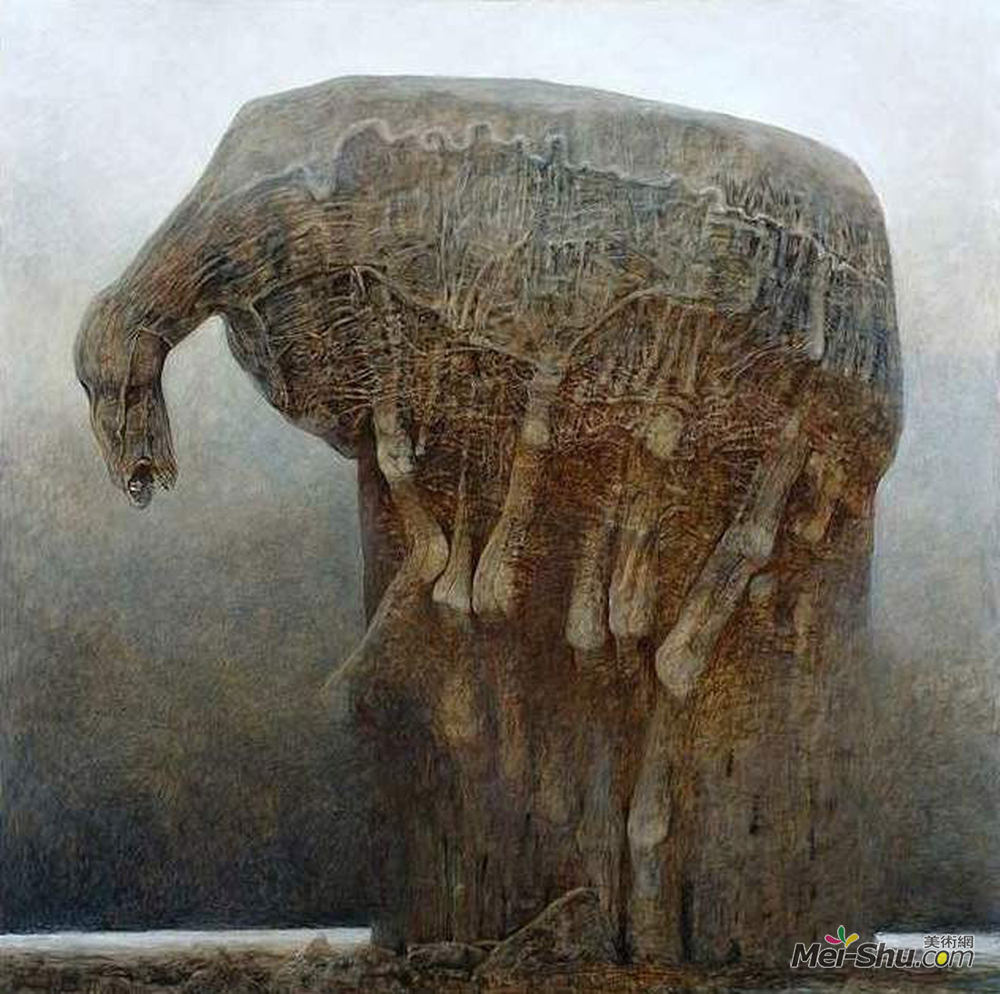 济斯瓦夫·贝克辛斯基(Zdzislaw Beksinski)高清作品《无题》