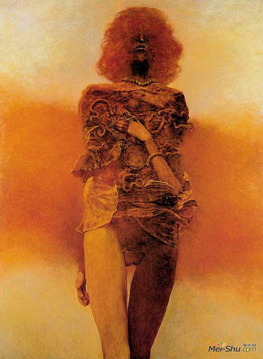 济斯瓦夫·贝克辛斯基(Zdzislaw Beksinski)高清作品《无题》