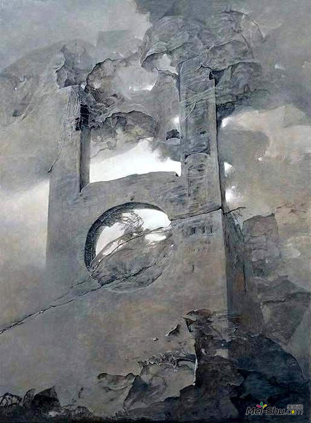 济斯瓦夫·贝克辛斯基(Zdzislaw Beksinski)高清作品《无题》