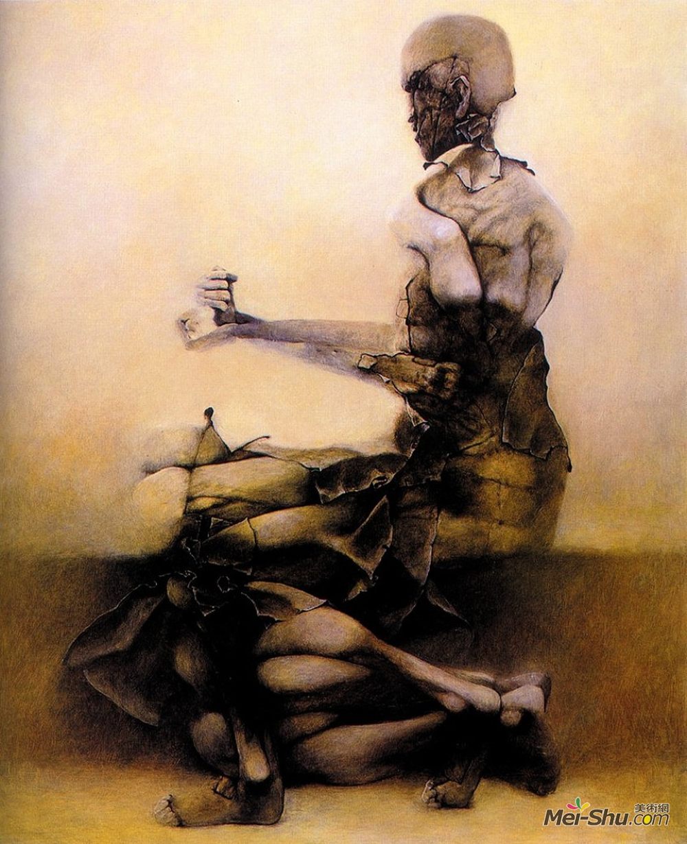 济斯瓦夫·贝克辛斯基(Zdzislaw Beksinski)高清作品《无题》