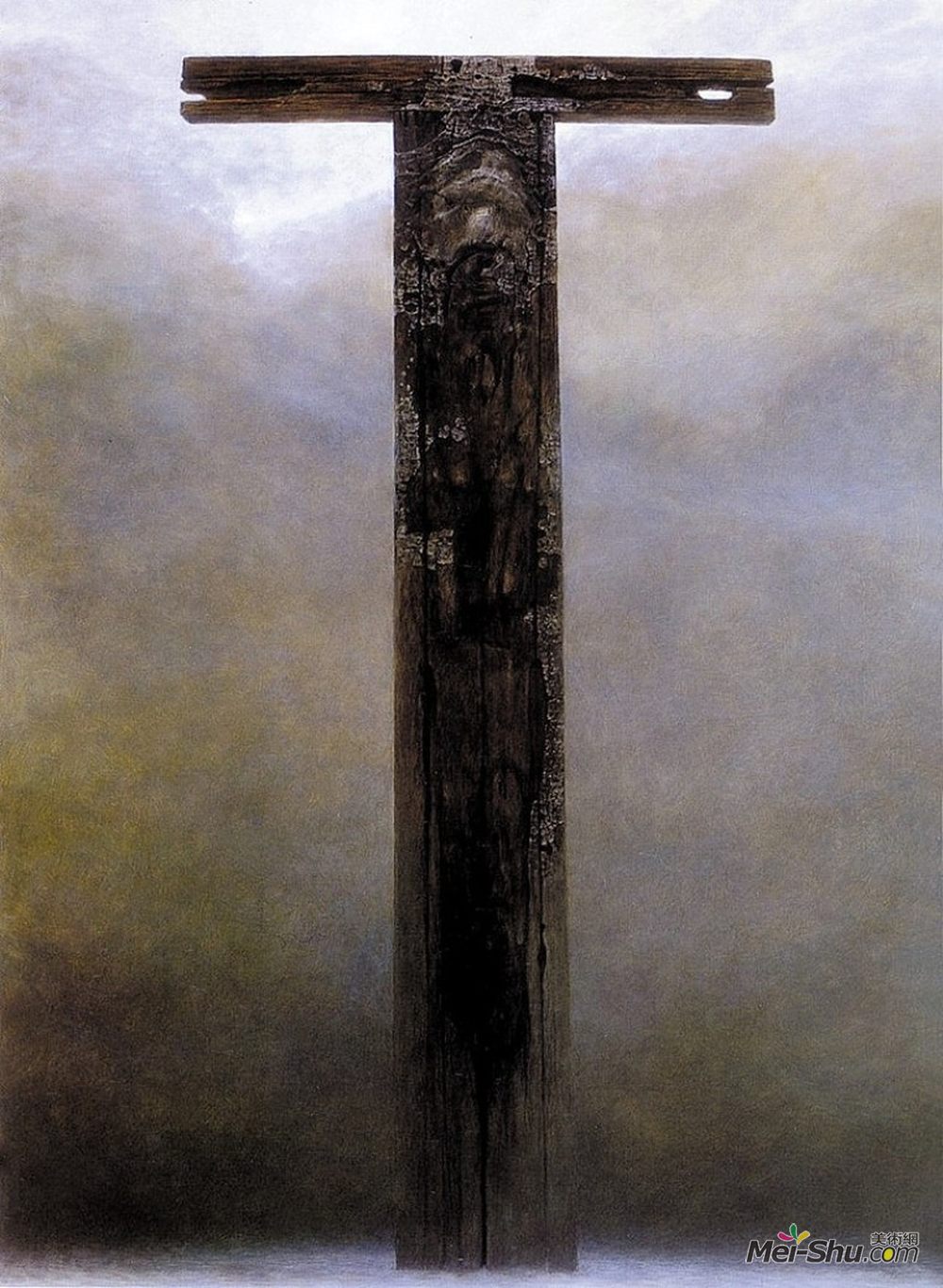 济斯瓦夫·贝克辛斯基(Zdzislaw Beksinski)高清作品《无题》