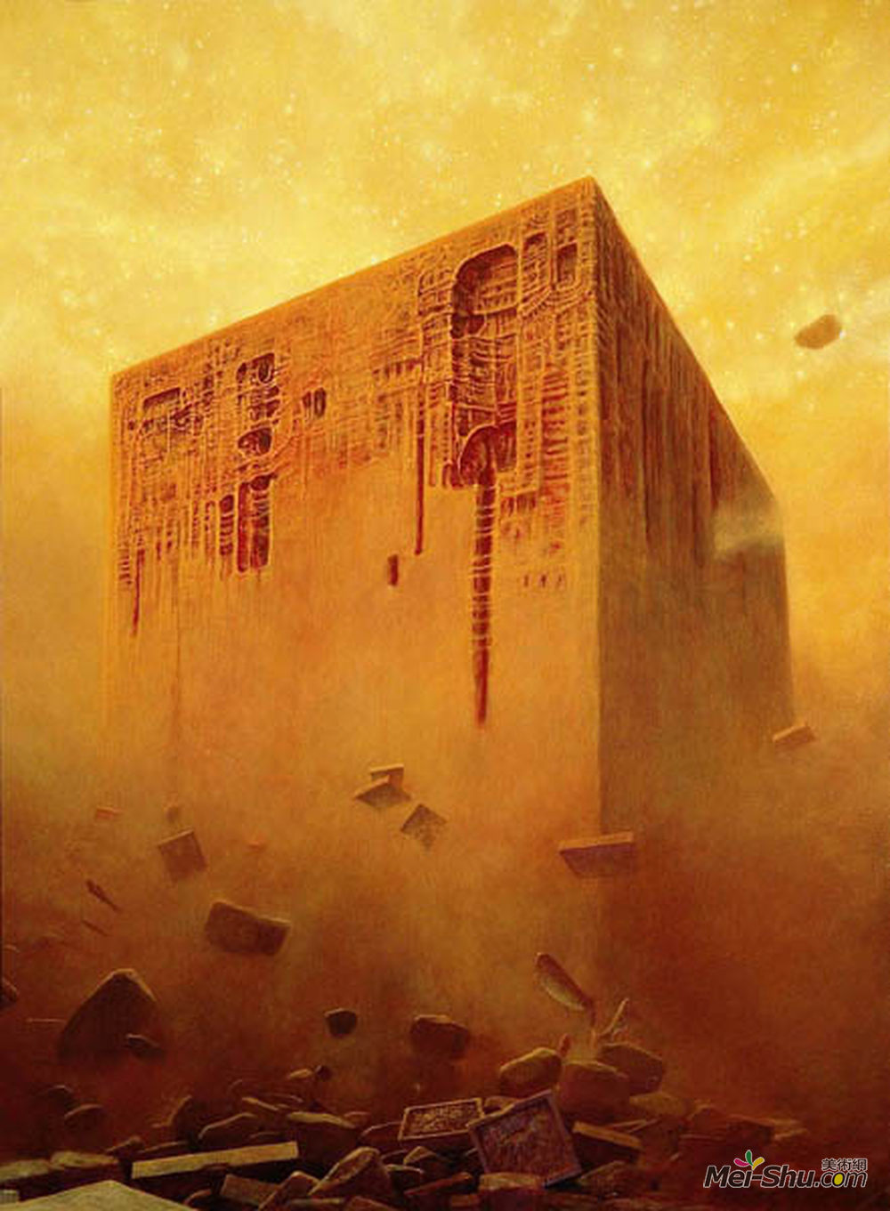 济斯瓦夫·贝克辛斯基(Zdzislaw Beksinski)高清作品《无题》
