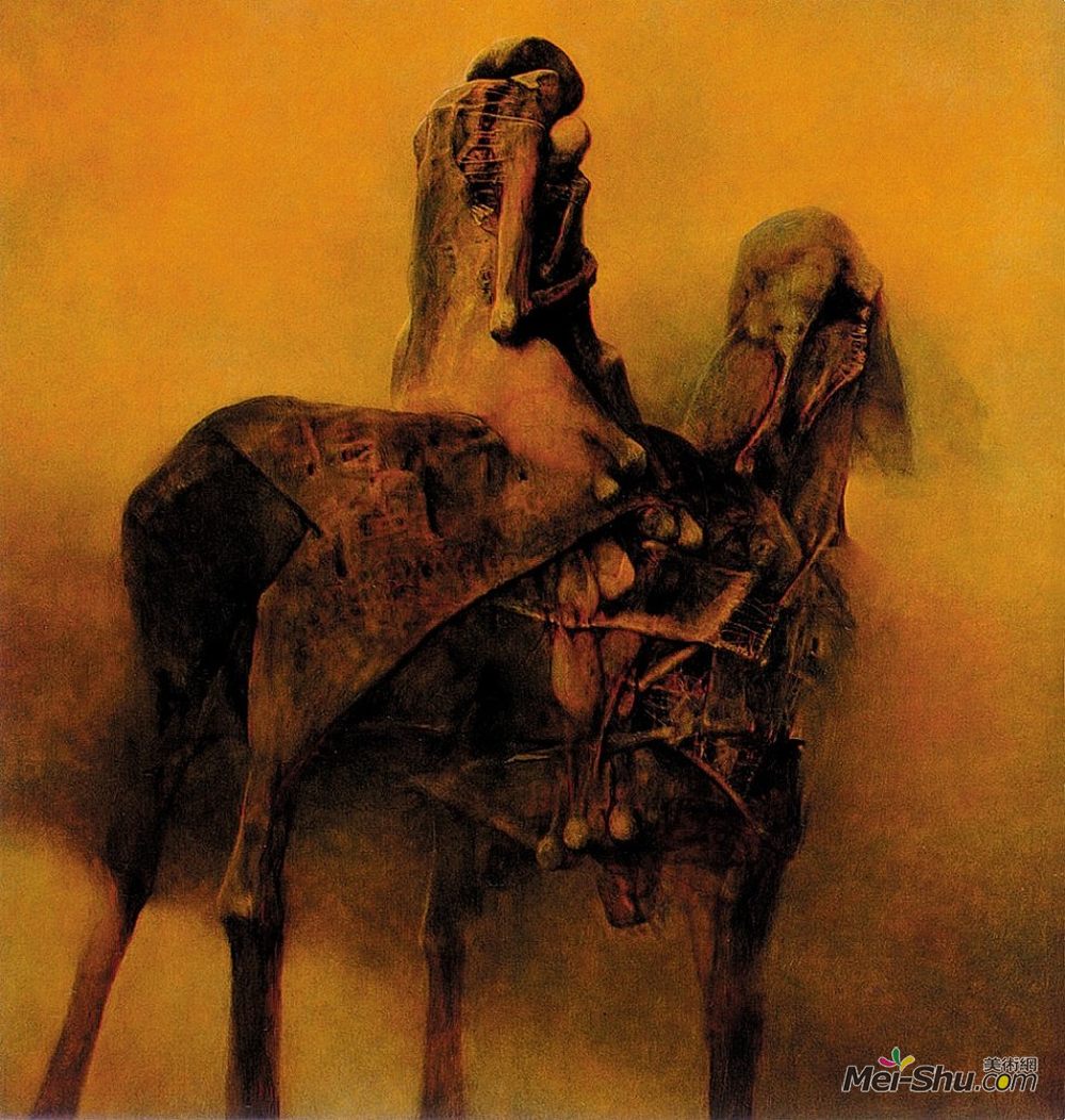 济斯瓦夫·贝克辛斯基(Zdzislaw Beksinski)高清作品《无题》