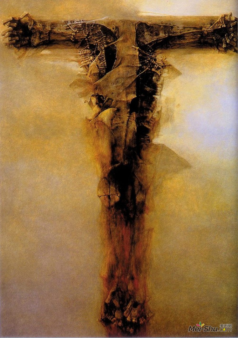 济斯瓦夫·贝克辛斯基(Zdzislaw Beksinski)高清作品《无题》