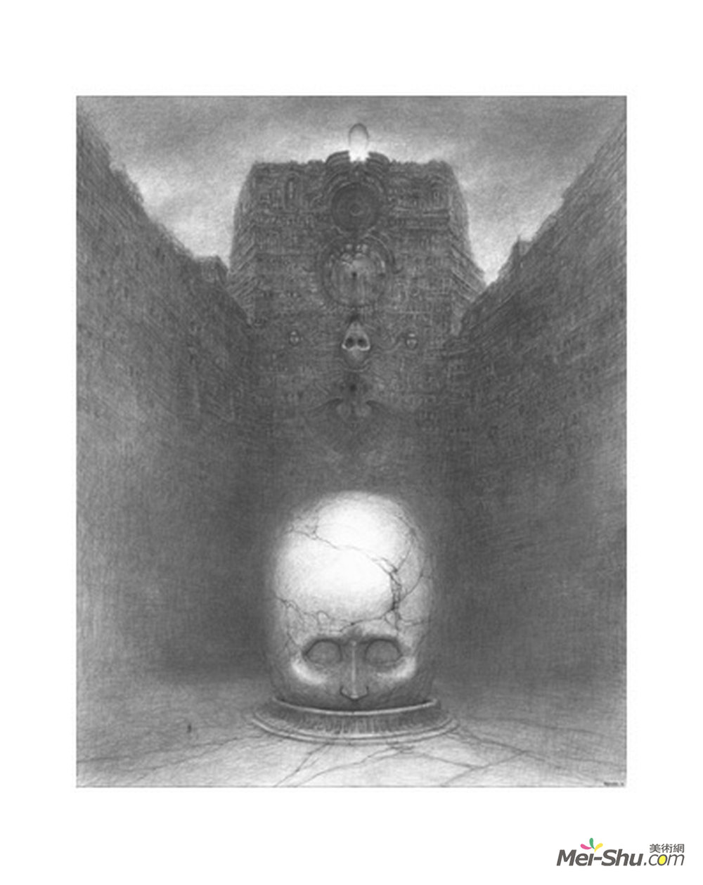 济斯瓦夫·贝克辛斯基(Zdzislaw Beksinski)高清作品《无题》
