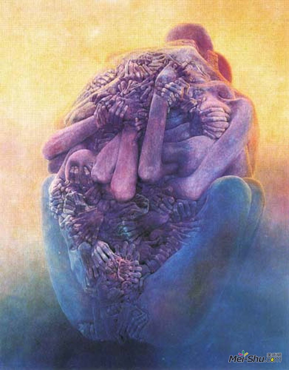 济斯瓦夫·贝克辛斯基(Zdzislaw Beksinski)高清作品《无题》