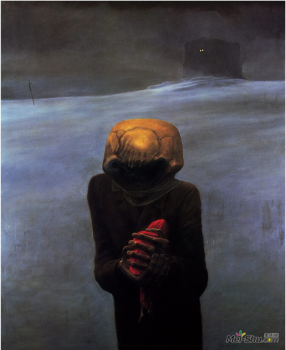 济斯瓦夫·贝克辛斯基(Zdzislaw Beksinski)高清作品《无题》