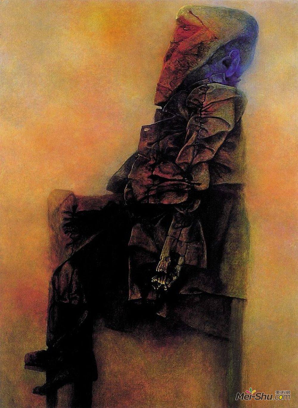 济斯瓦夫·贝克辛斯基(Zdzislaw Beksinski)高清作品《无题》