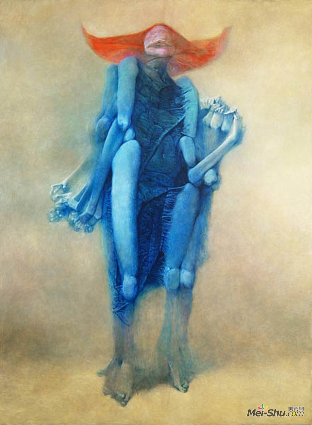 济斯瓦夫·贝克辛斯基(Zdzislaw Beksinski)高清作品《无题》