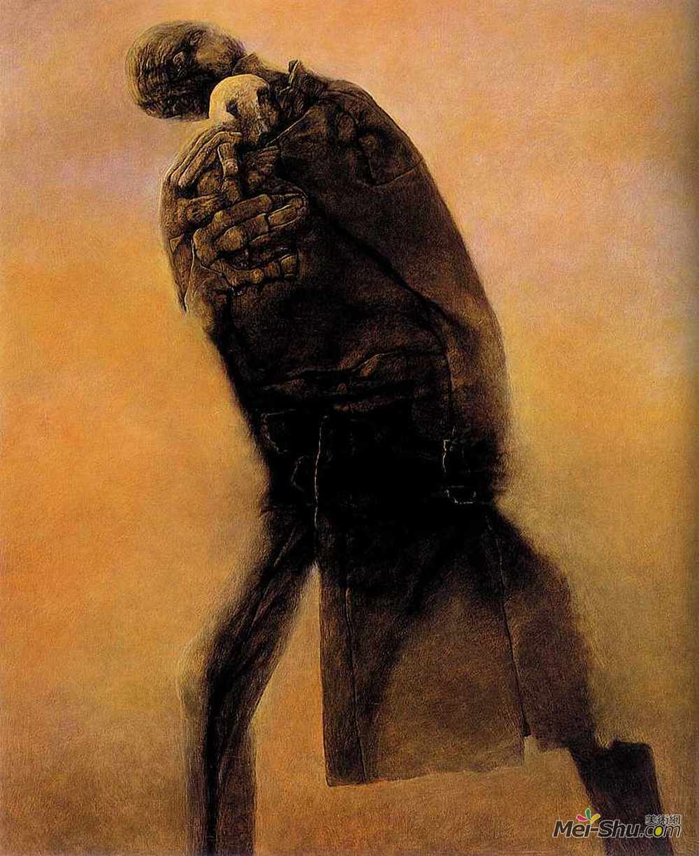 济斯瓦夫·贝克辛斯基(Zdzislaw Beksinski)高清作品《无题》