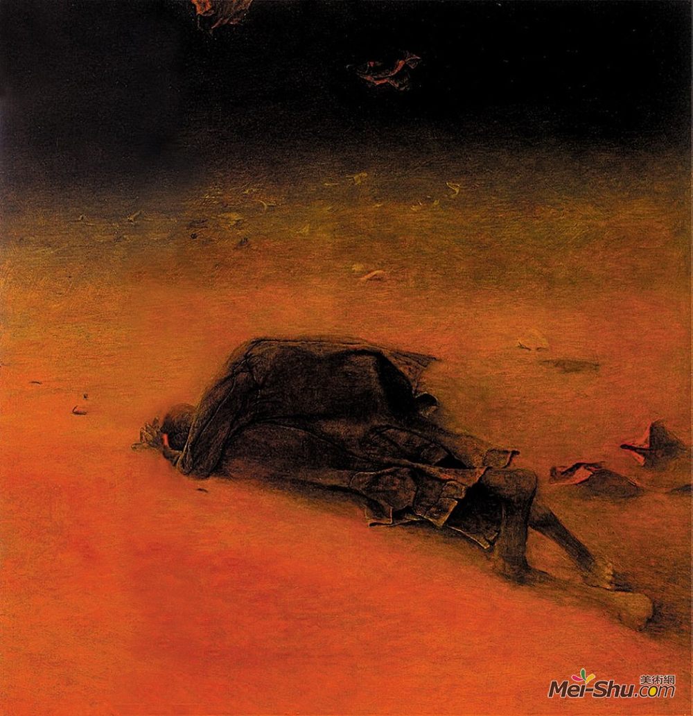 济斯瓦夫·贝克辛斯基(Zdzislaw Beksinski)高清作品《无题》
