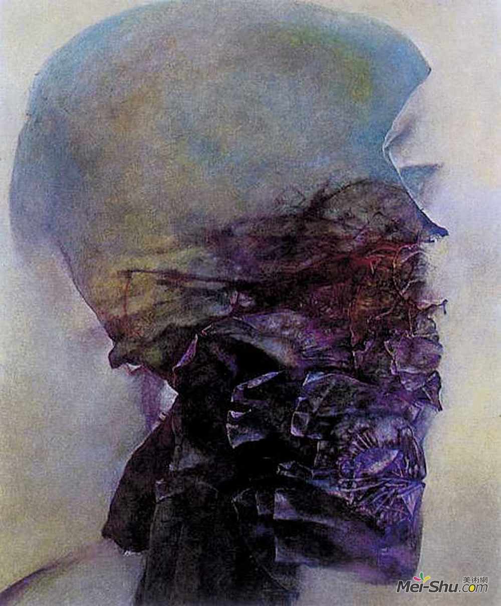 济斯瓦夫·贝克辛斯基(Zdzislaw Beksinski)高清作品《无题》