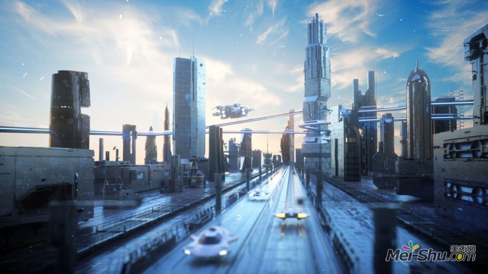 《2045光谷漫游——赛博朋克风格的未来都市空间构想5