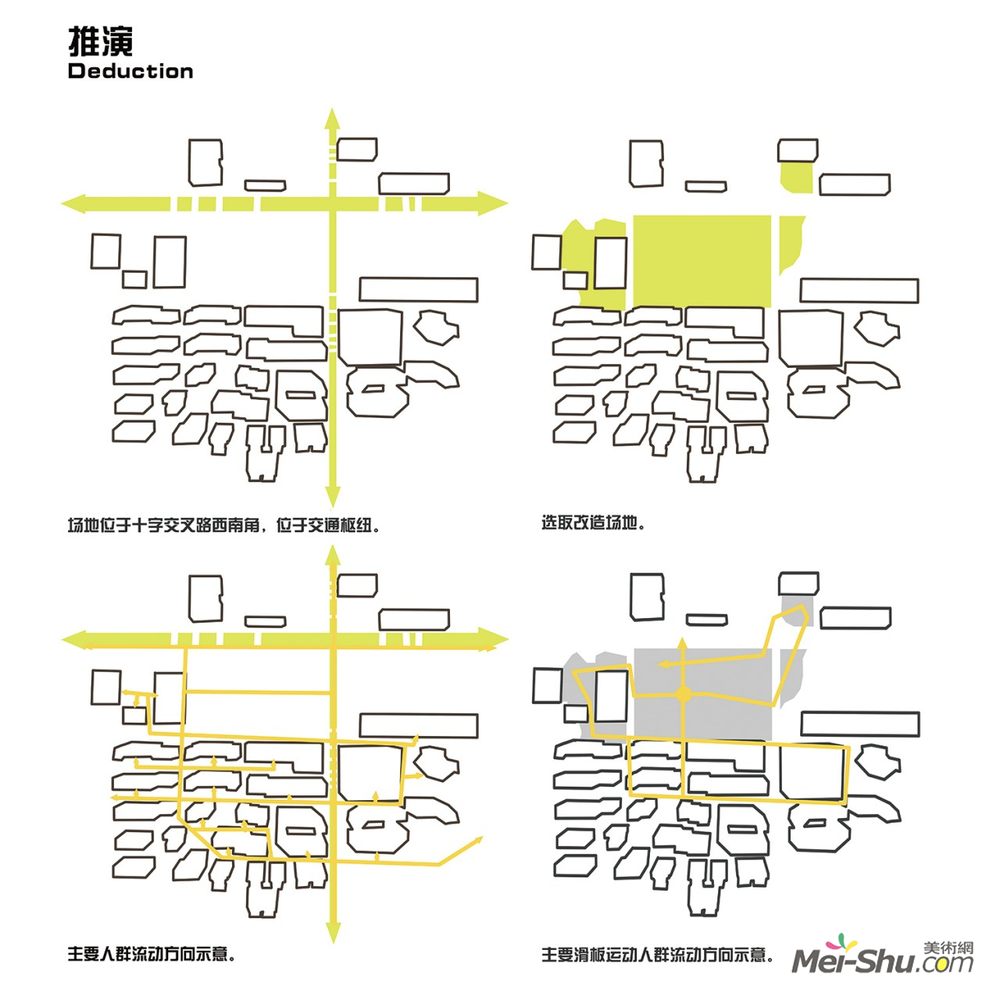 《城市运动景观—滑板公园和老社区剩余空间更新设计(推演)》荣旭晨