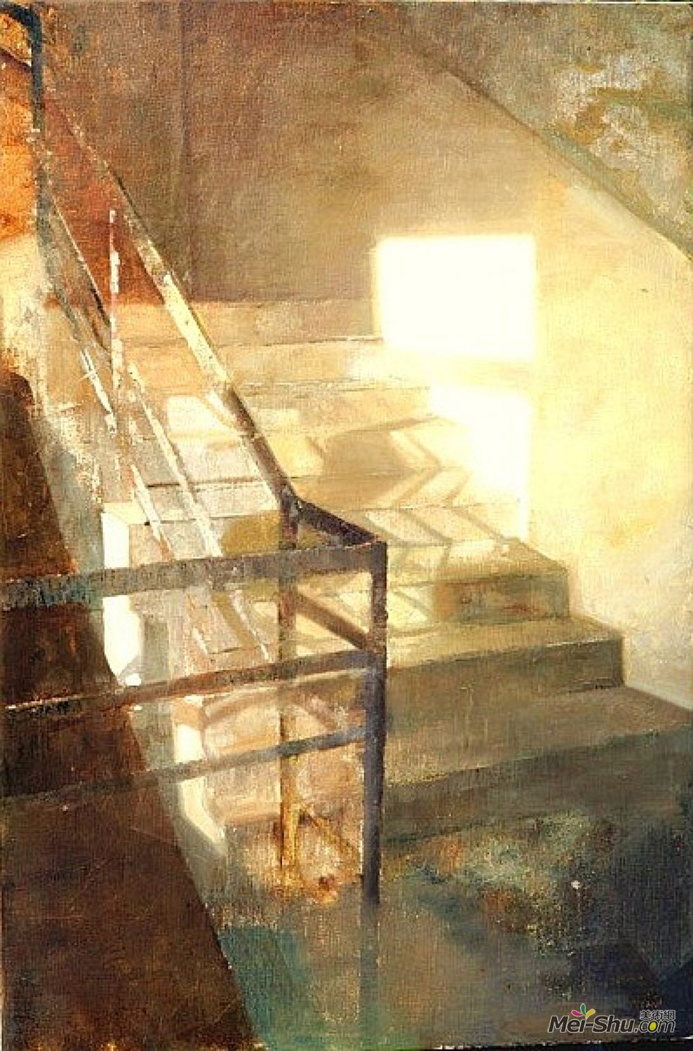 《追光的人 系列二》李骍作品-油画作品-美术网 mei-.