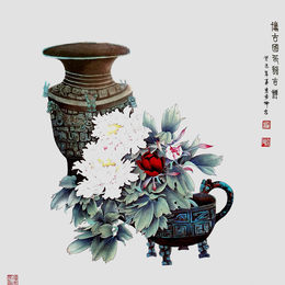 博古国色韵吉祥