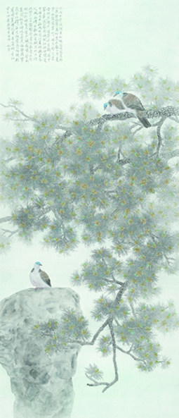 《武当松花迎絮飞》