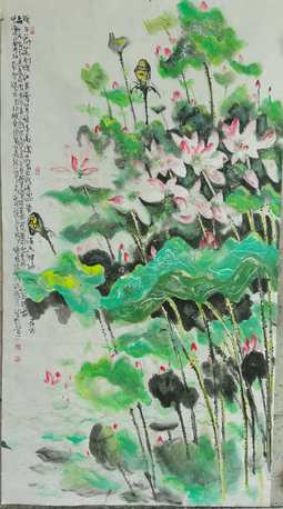映日荷花