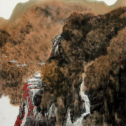 千山无尽染秋红
