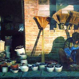 《煲》（油画）