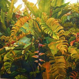001《生命,阳光》(油画)160X160cm2008年