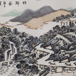 牧归图