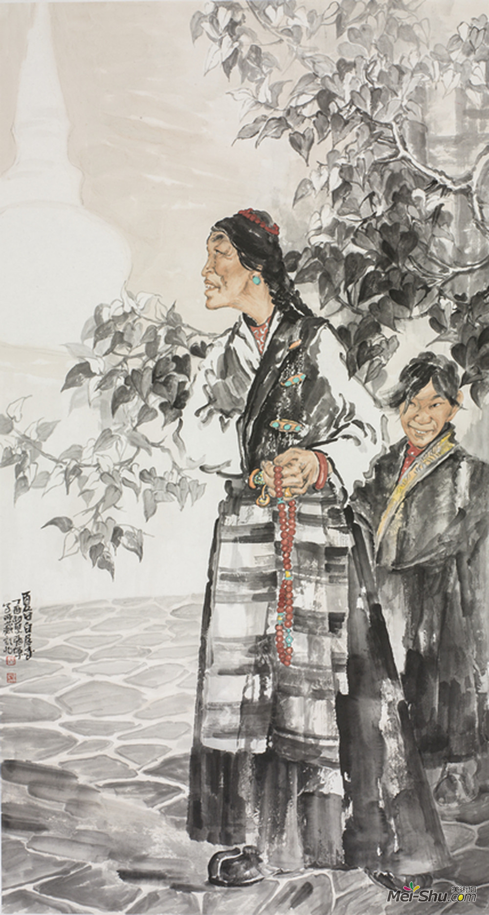 《夏日白居寺》
