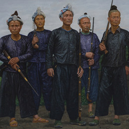 守望岜沙           布面油画  150cmx200cm  2013年