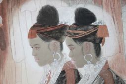 赖辉 作品《祈.启》局部