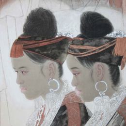 赖辉 作品《祈.启》局部