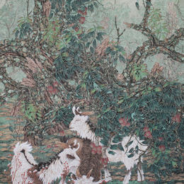 《岭南月圆好》200×124cm