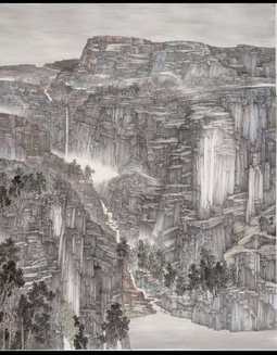 雨过溪山冷含青